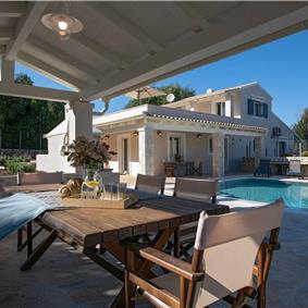 3 bedroom villa with pool in Kassiopi, Corfu, sleeps 7